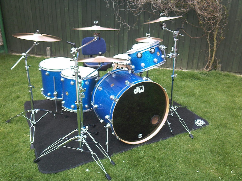 Blue Dw Drums