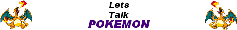 Lets Talk Pokemon