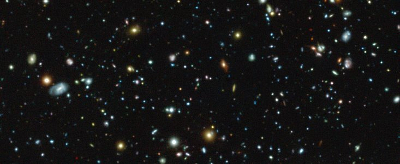 Le champ ulta-profond de Hubble vu par Muse