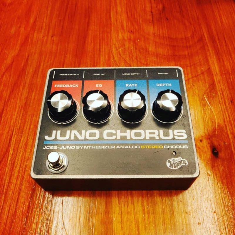 Effectivy Wonder's stereo Juno Chorus pedal