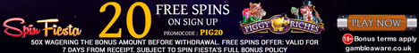 Spin Fiesta Casino 20 Free Spins no deposit bonus