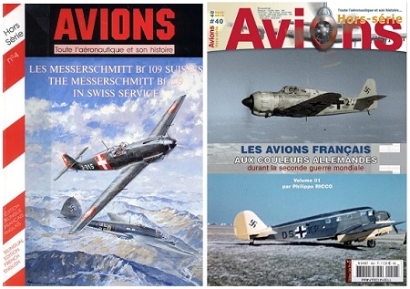 Les messerschmitt bf 109 suisses hors serie avions