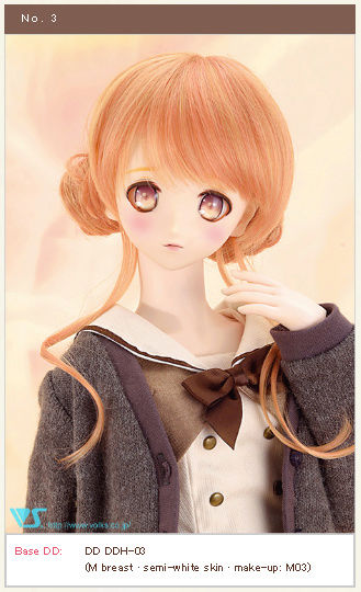 Dollfie dream custom ddh-14 dream choice flesh head high quality