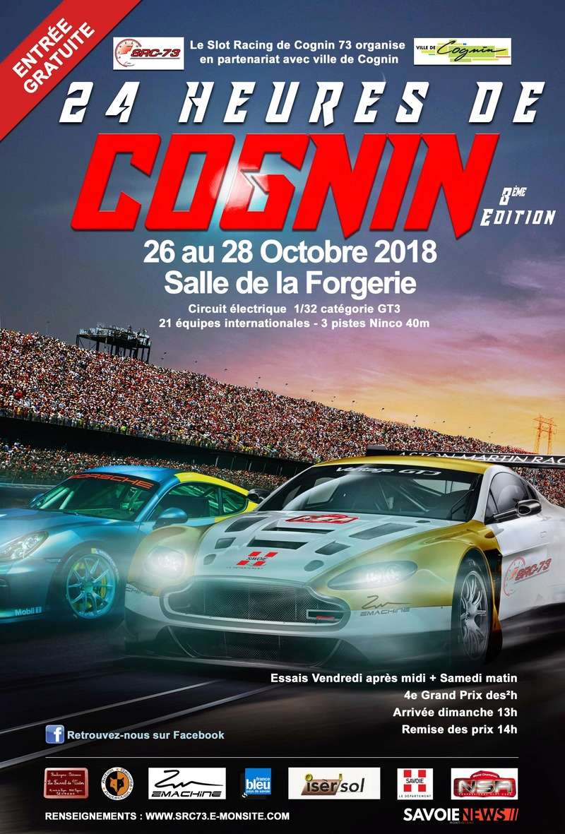 24 Heures de Cognin 2018 - 8e Edition