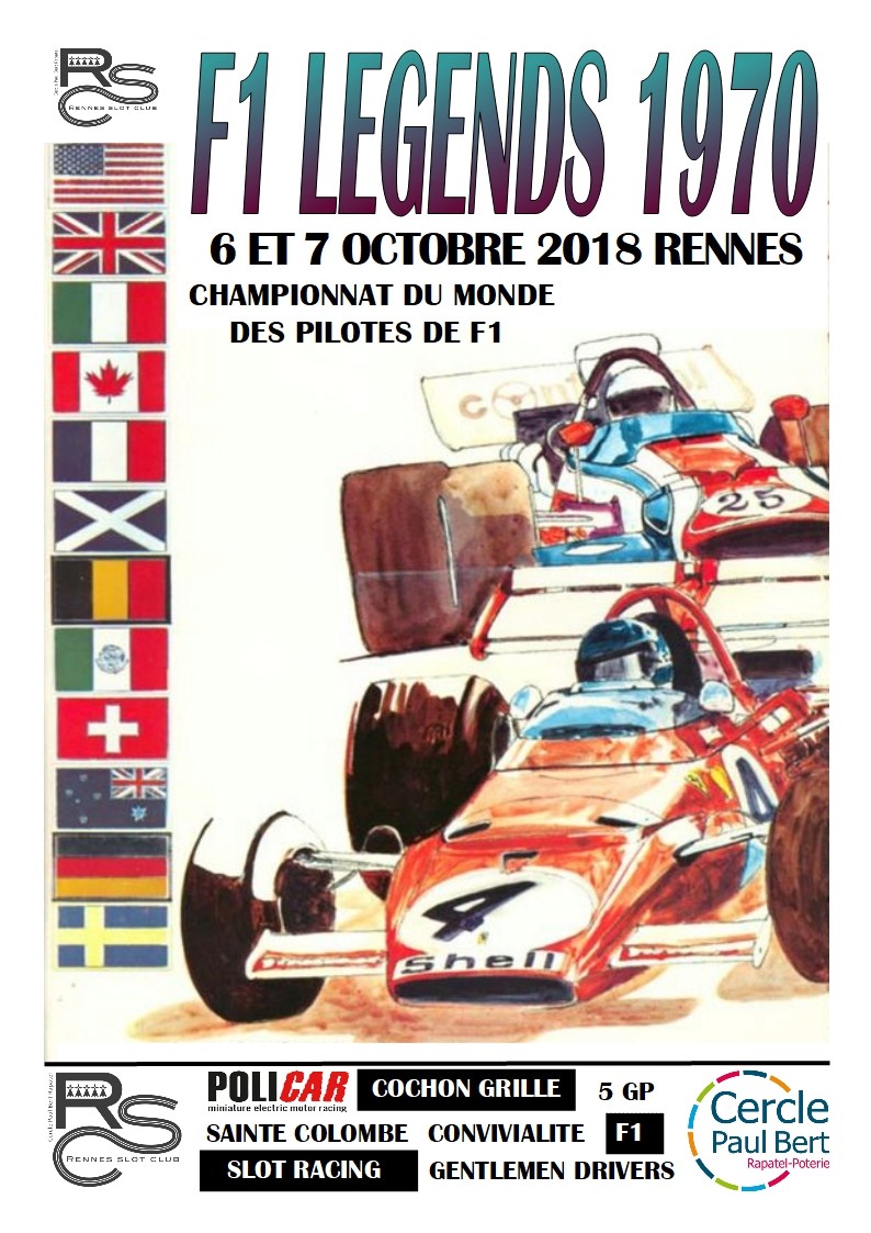 F1 legends 1970 6-7 octobre 2018 à REnnes