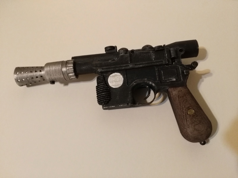 han solo blaster replica full scale metal