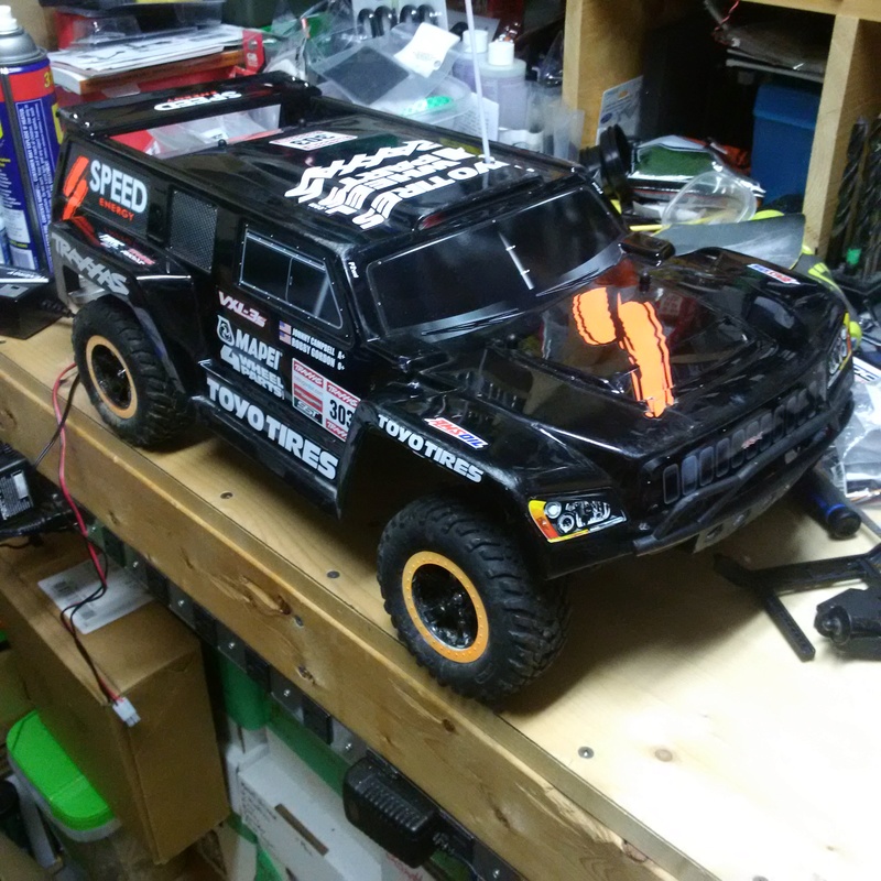 traxxas slash dakar body