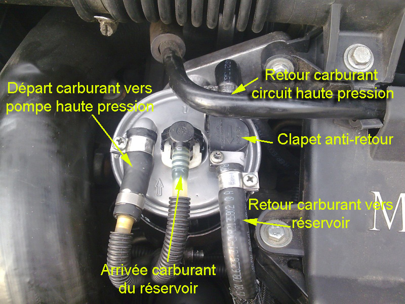 Clapet anti-retour pour circuit de carburant